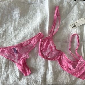 Journelle Romy Demi Bra - pink lingerie